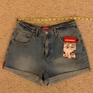 Unionbay Back Tab Medium Wash Denim Shorts
